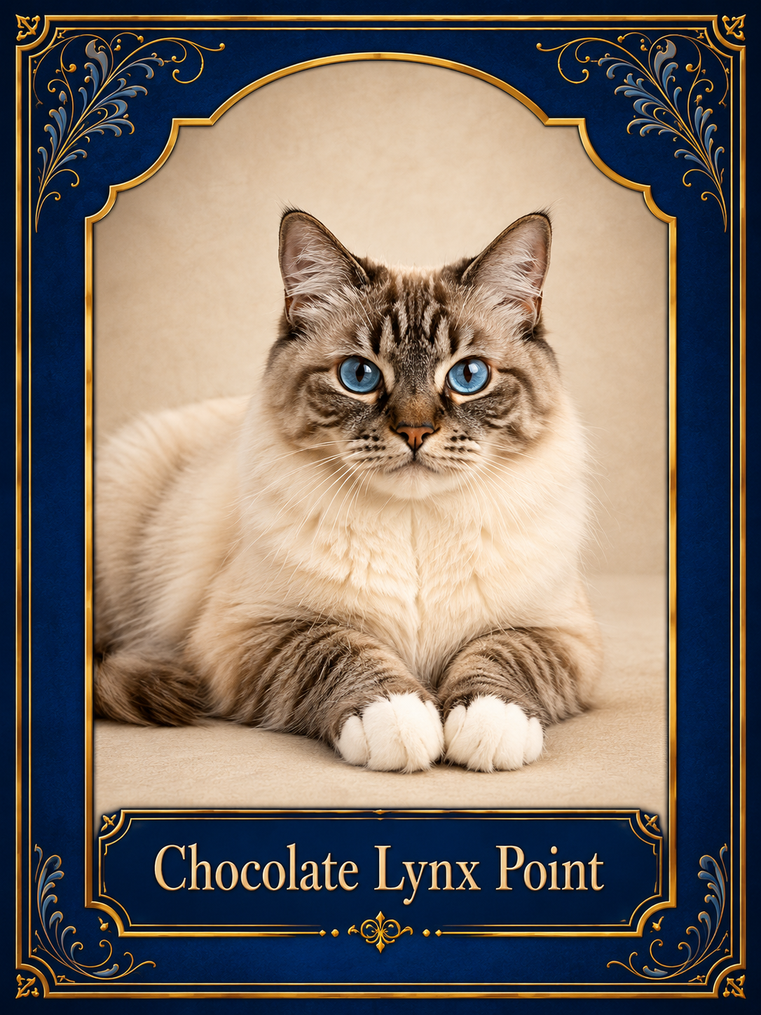 Chocolate Lynx Birman