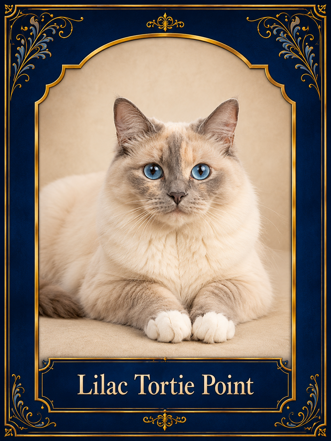Lilac Tortie Birman